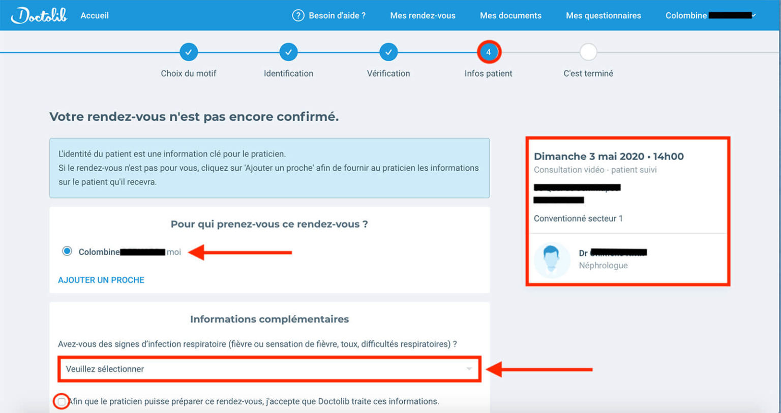 [tuto] Prendre rendez-vous en consultation vidéo sur Doctolib - Tous au Web