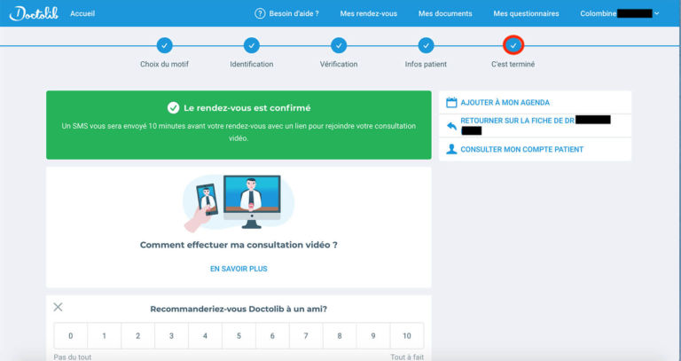 [tuto] Prendre rendez-vous en consultation vidéo sur Doctolib - Tous au Web